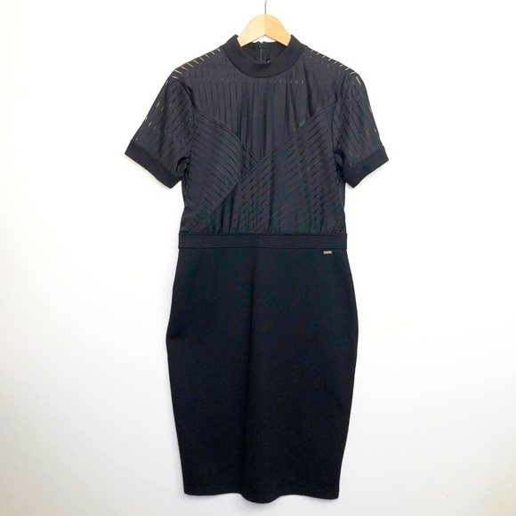 𝅺Armani exchange black knee length dress - Picture 1 of 13